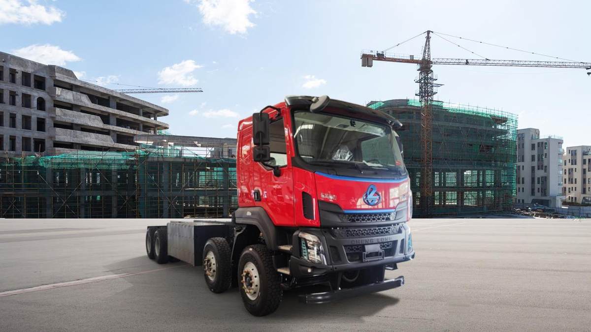 9米长货箱创富利器 乘龙H5 8X4纯电自卸车助您每趟多拉一吨